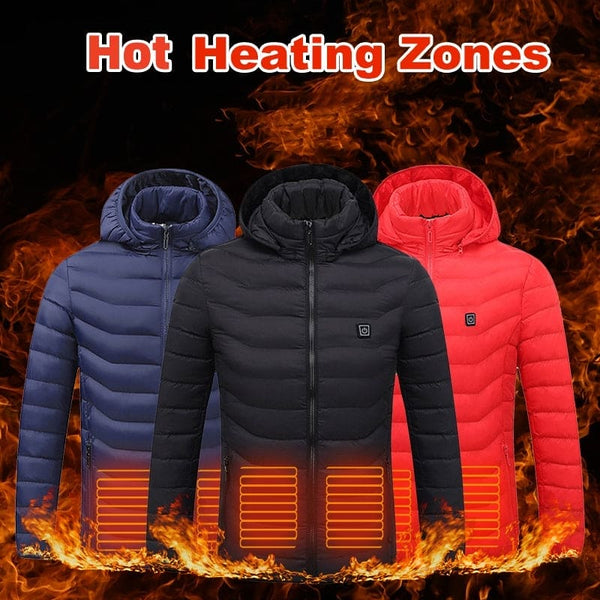 Electric Thermal Coat for Cold Weather - massagiko
